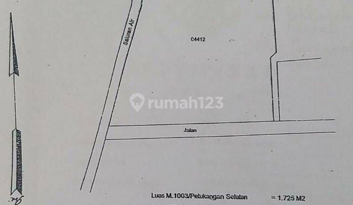 Dijual tanah pesanggrahan jaksel 6.5jt/m2 nego SHM 1