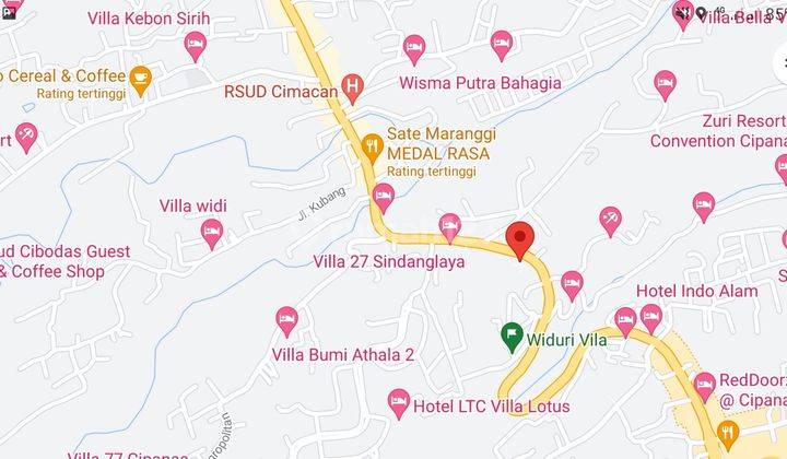 Lahan di Jl Raya Puncak Cipanas 13.100m Lok Tinggi Pemandangan Indah 2