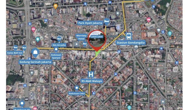 Tanah Strategis di Menteng Zona Perdagangan Jasa Bisa Bangun 11 Lantai 2