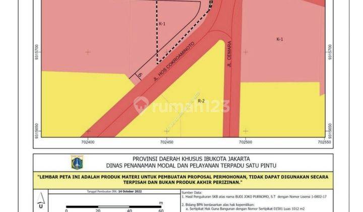 Tanah Strategis di Menteng Zona Perdagangan Jasa Bisa Bangun 11 Lantai 2