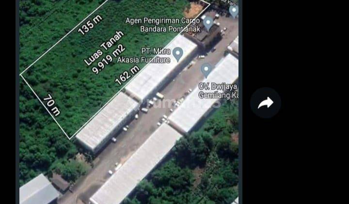 Tanah Pergudangan Lokasi Strategis Di Arteri Supadio Dekat Bandara Supadio 1