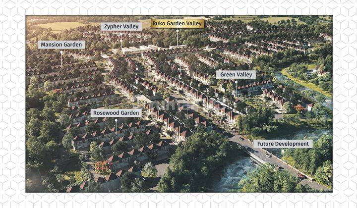 DIPASARKAN RUKO GARDEN VALLEY CITRA GRAN CIBUBUR 7