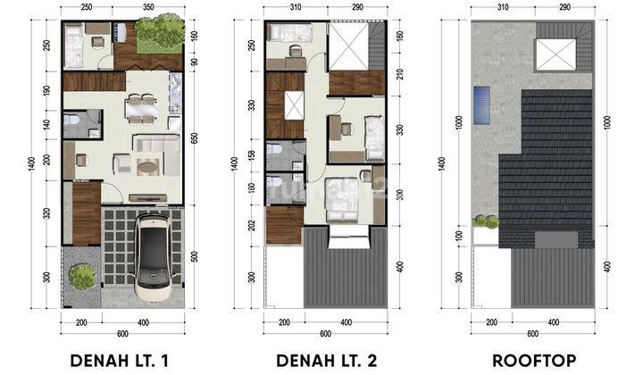 RUMAH CLUSTER MEWAH LOKASI CIBUBUR HARJAMUKTI CIMANGGIS DEPOK 5
