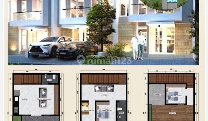 DIJUAL RUMAH CLUSTER PINGGIR JALAN RAYA BINTARA KRANJI BEKASI  1