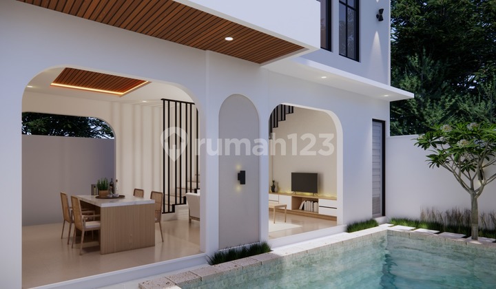 New Villa Semi Santorini Close to Gwk Jimbaran 2