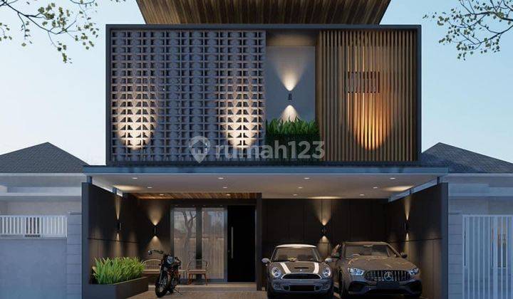 Rumah Baru Semi Villa Kontemporer Dekat Ke Pantai Sanur 1