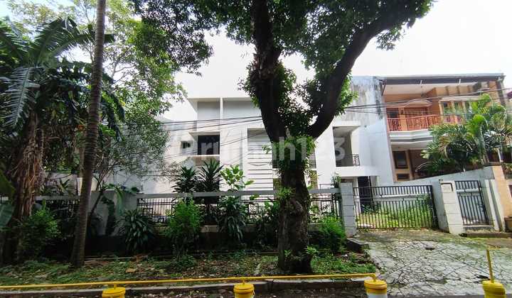 Two-story house on Jl Panglima Polim II, Kebayoran Baru, South Jakarta.