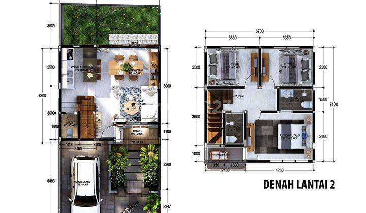 Rumah Semi Villa Di Renon Lantai 2 Lokasi Strategis Selangkah Ke Lapangan Renon Dan Sanur 2