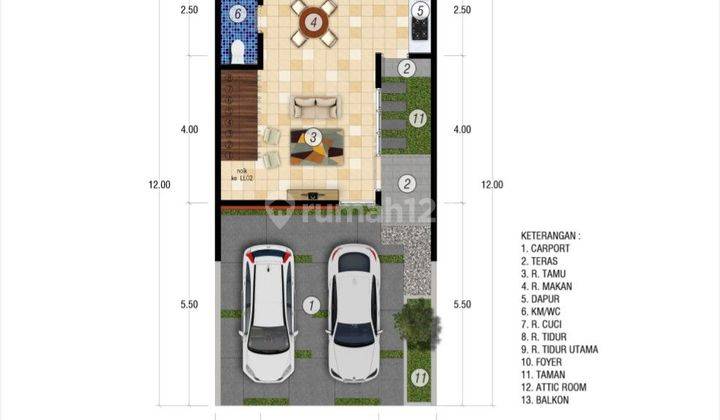 Rumah Modern The Dominica 3Lantai Lokasi Strategis Malang Kota 2