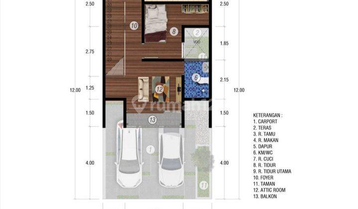 Rumah Modern The Dominica 3Lantai Lokasi Strategis Malang Kota 2