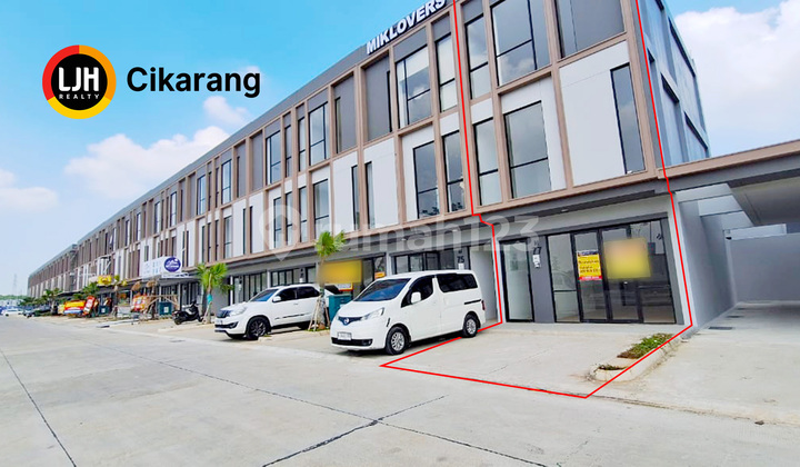 Disewakan Ruko The Hive Spark North Lippo Cikarang Pinggir Jalan