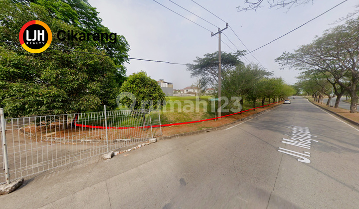 For Rent: Plot of Land on Jl Majapahit, Lippo Cikarang, Strategic Location.
