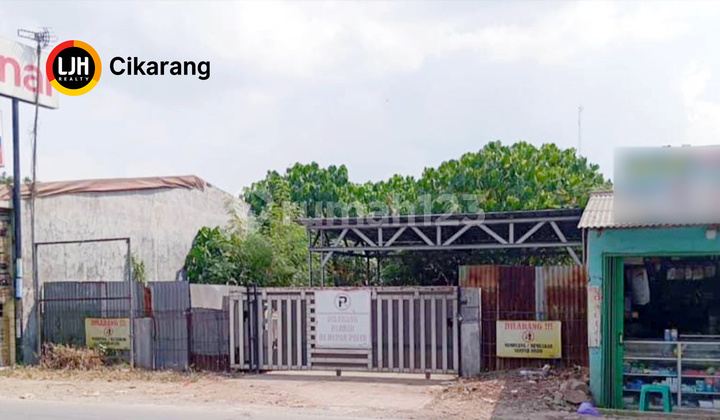 Dijual Kavling Luas di Jl Raya Serang Cibarusah Cikarang Selatan