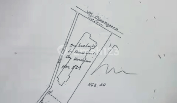 Rumah di Jl Diponegoro Salatiga Jawa Tengah Dijual Tanah Luas