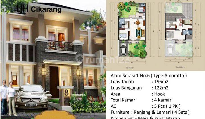 Dijual Rumah di Ambrosia Lippo Cikarang Bagus Siap Huni 1