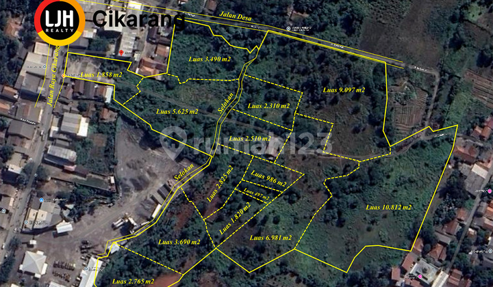 Kavling Luas di Jl Raya Cikarang - Cibarusah Serang Baru Dijual Kavling Luas di Jl Raya Cikarang - Cibarusah Serang Baru Dijual