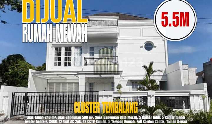 Dijual Rumah Mewah Di Perumahan Elit Jalan Raya Sambiroto Tembalang 2
