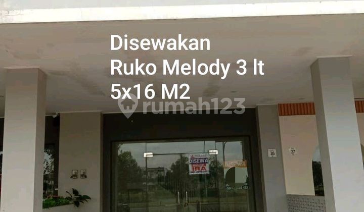 3-Storey Shop House in Melody 1, Gading Serpong Available for Rent at Low Price