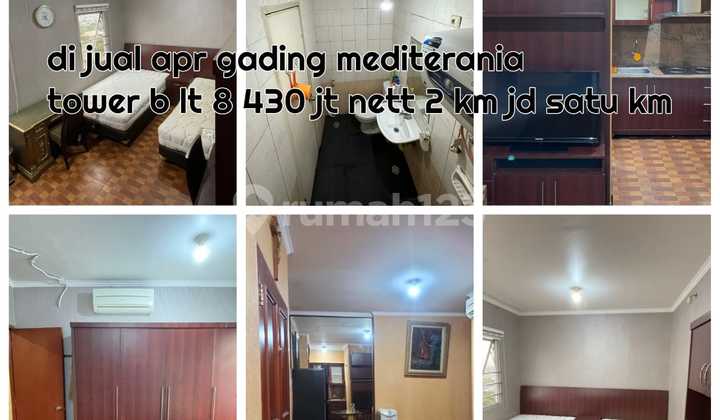 Gading Mediterania Apartment. 1BR. Affordable.