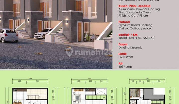 Rumah Cantik Bangunan Baru Krukut Hills. Depok. Murah 2