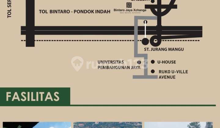 Rumah Nordic 2lt at kebayoran Harmony Bintaro jaya Harga mulai 1,4Man 4