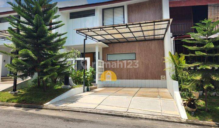 Rumah Dua lantai full furnished di cluster naraya bsb  2