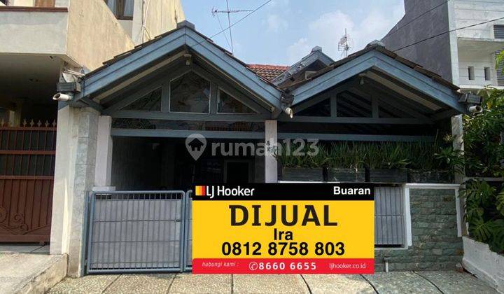 Rumah dijual Pondok mutiara lestari pintu belakang galaxy bekasi selatan 2