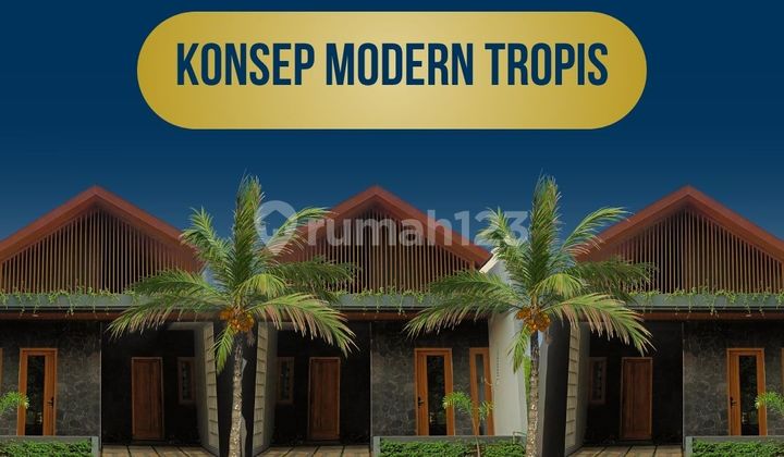 Modern House in Salatiga: Central City Location, Tropical Modern Concept, Type 51/70