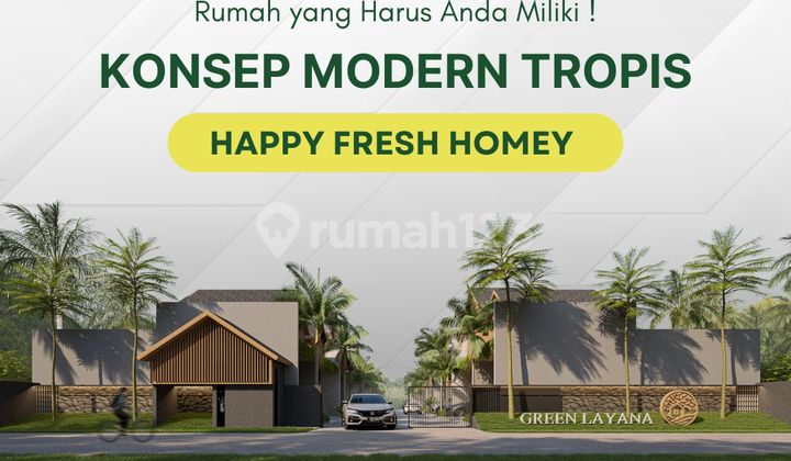 Happy Fresh Homey : Rumah Salatiga Konsep Modern Tropis di Tengah Kota  1