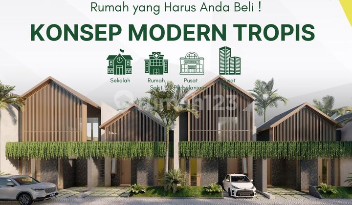 Happy Fresh Homey : Konsep Modern Tropis Lokasi Rumah di Kota Salatiga  1