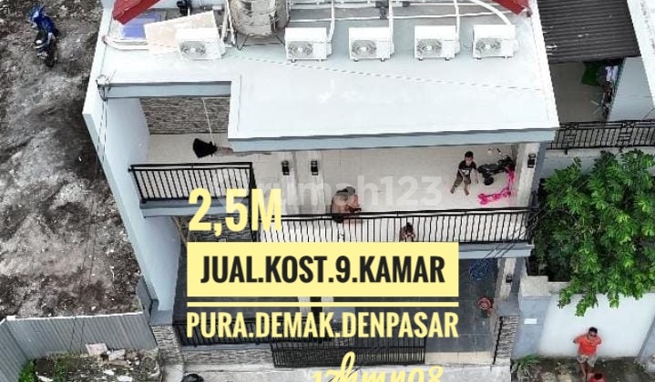 Jual Kost 9 Kamar Pura Demak Denpasar Barat Bali