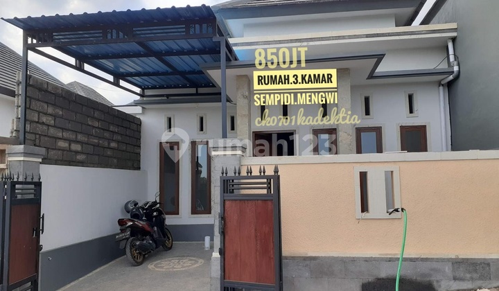 Jual Rumah 3 Kamar Sempidi Mengwi Depan Puspem Badung Utara Denpasar Bali