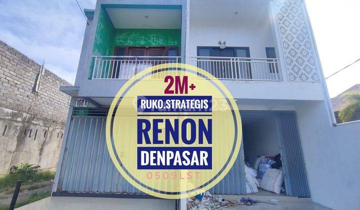 Shophouse for Sale Strategically Busy Renon South Denpasar Bali 1