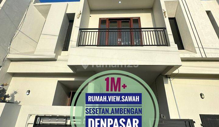 Jual Rumah View Sawah Sesetan Ambengan Pedungan Denpasar Bali 1