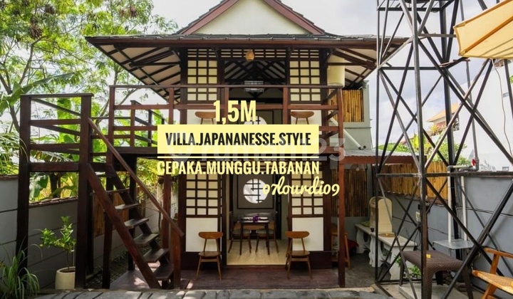 Jual Villa Japanesse Style Tangep Munggu Cepaka Kediri Tabanan Bali