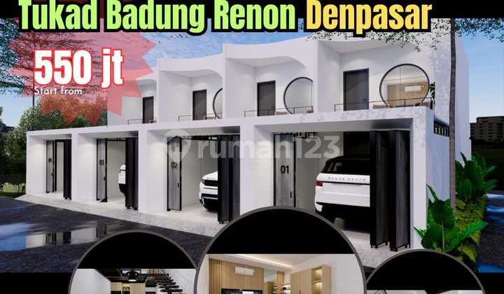 Leasehold House and Shop in Tukad Badung Renon Denpasar Bali