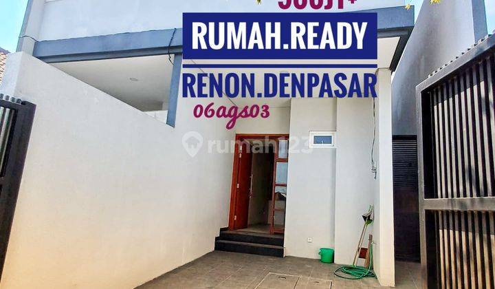 Jual Rumah Siap Huni Baru 3 Kamar Renon Tukad Pancoran Panjer Denpasar Bali 1