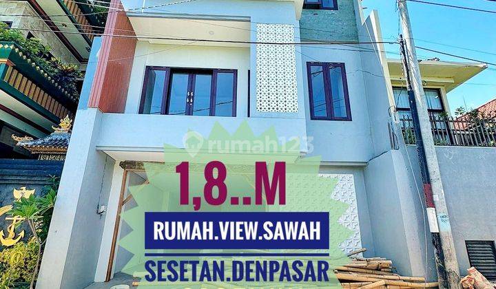 Jual Rumah View Sawah 5 kamar Sesetan Denpasar Bali 1