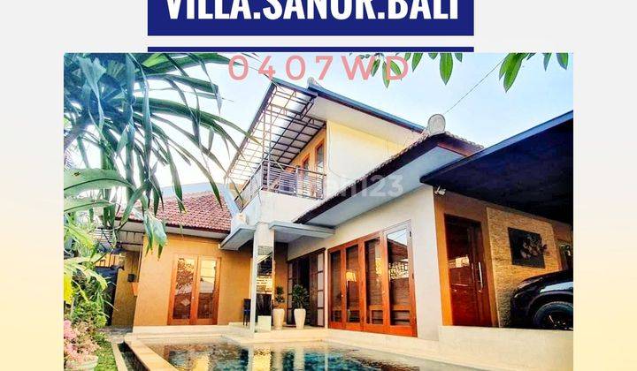 Jual Rumah Mewah style Villa Sanur Denpasar Bali 1