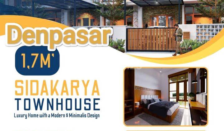 Jual Rumah Cluster Onegate Sidakarya Sesetan Denpasar Selatan Bali 1