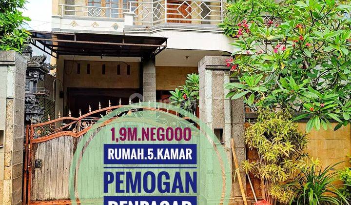 Jual Rumah luas 5 kamar Pemogan Denpasar Selatan Bali 1