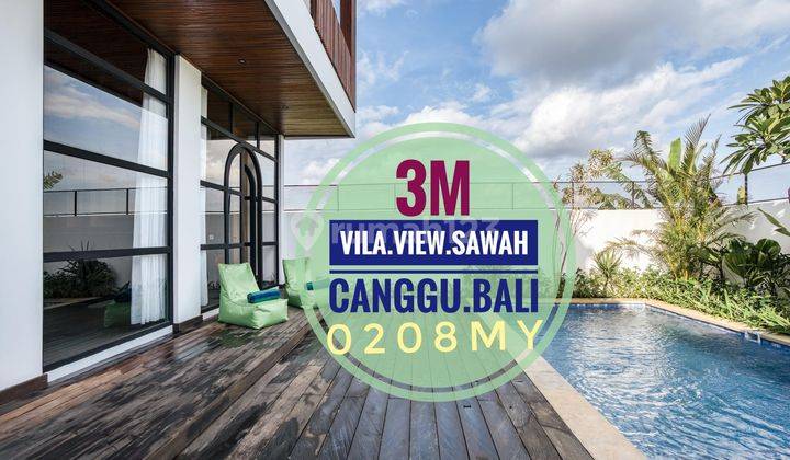 Jual Villa Ready Murah View Sawah Canggu Bali 1