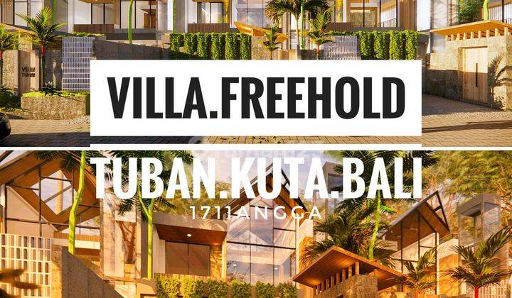 Freehold Luxury Villa Near Kuta Beach Ngurah Rai Airport Tuban Bali 1