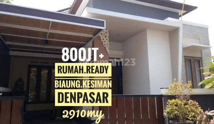 For Sale 3 Bedroom House Ready to Occupy Biaung Kesiman Sanur East Denpasar Bali 1