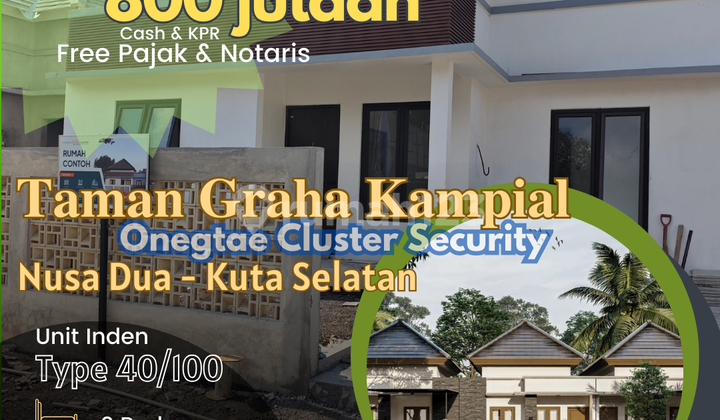 Jual Rumah Murah Cluster Onegate Kampial Dekat Kampus Udayana Jimbaran Bali Jual Rumah Murah Cluster Onegate Kampial Dekat Kampus Udayana Jimbaran Bali