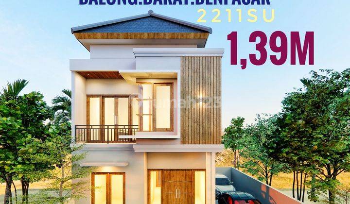 Jual Rumah Cluster 3 Kamar Dekat Kerobokan Canggu Dalung Barat Denpasar Bali 1