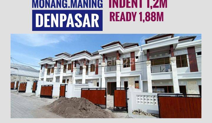 For Sale 4 Bedroom House Ready to Occupy Monang Maning West Denpasar Bali 1