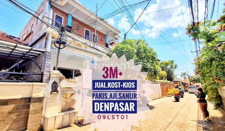 Jual Kost 13 Kamar Isi Kios Toko Di Pakis Aji Sanur Renon Denpasar Bali 1