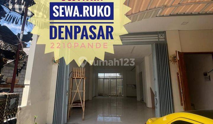 Kontrak For Rent Sewa Ruko Toko Denpasar Bali 1