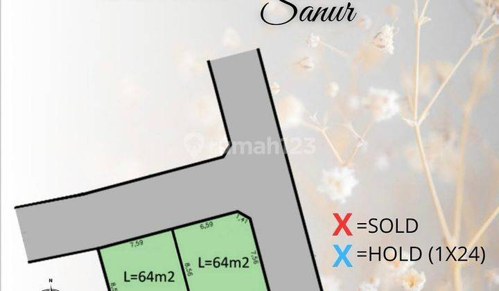 Jual Rumah Tingkat 3 Kamar Area Pantai Sanur Denpasar Timur Bali 2
